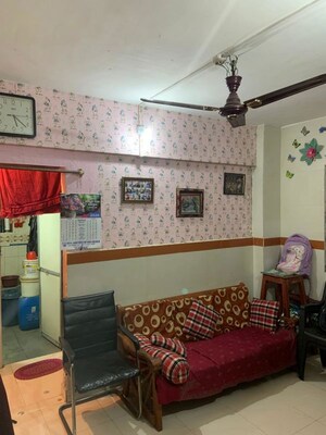 Living Room in 1 BHK Apartment at Diva – for Sale