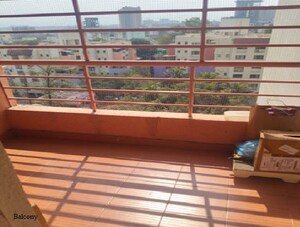 Balcony in 1 BHK Apartment at Om Krishna Kamal Serenity, Wagholi – for Rent