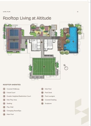 Master Plan in 3.5 BHK Apartment at Disha Symphony Heights, Kyalasanahalli – for Sale