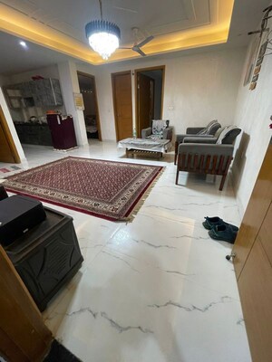 Living Room in 3 BHK Builder Floor at Rajpur Khurd Extension – for Sale