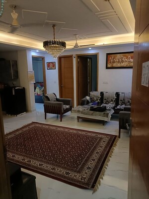 Living Room in 3 BHK Builder Floor at Rajpur Khurd Extension – for Sale
