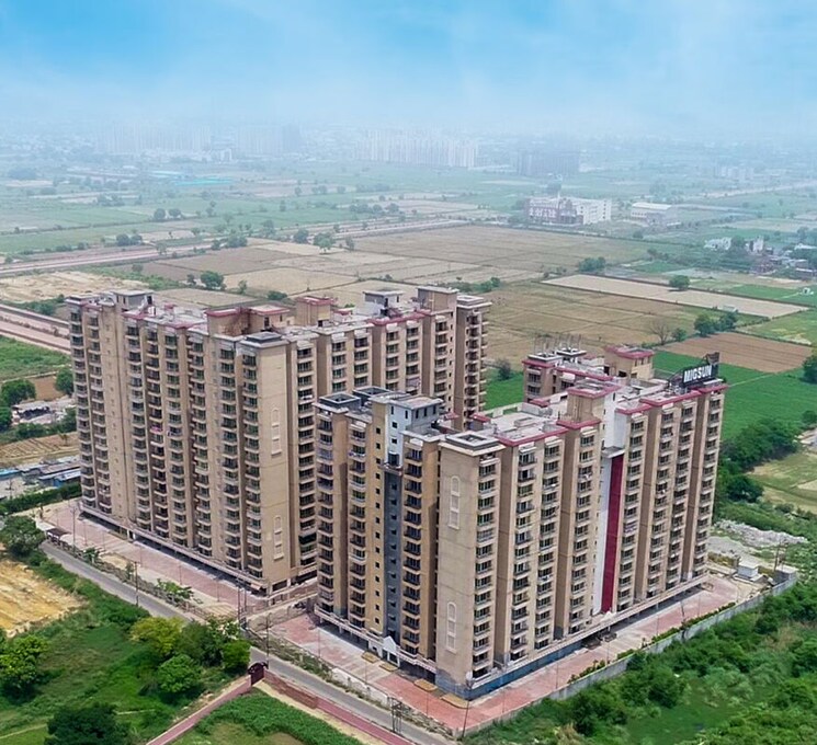 Exterior View, migsun-roof 2 Bedroom 815 Sq.Ft. Apartment In Raj Nagar Extension Ghaziabad 9854531
