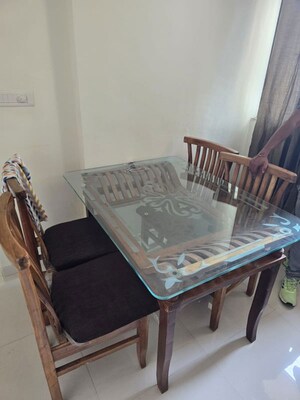 Living Room in 1 BHK Apartment at Lodha Splendora, Ghodbunder Road – for Rent