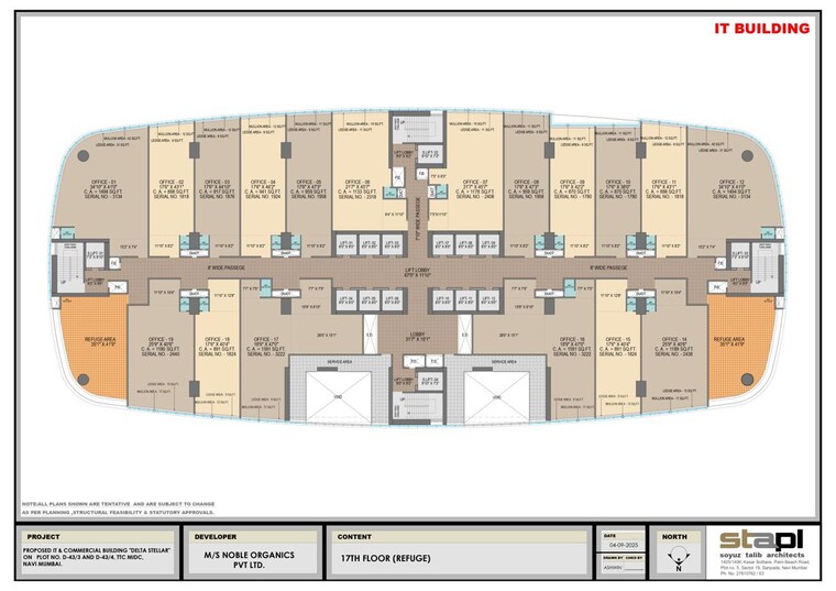 Floor Plan, nerul Commercial Office Space 1880 Sq.Ft. In Nerul Navi Mumbai 9854786