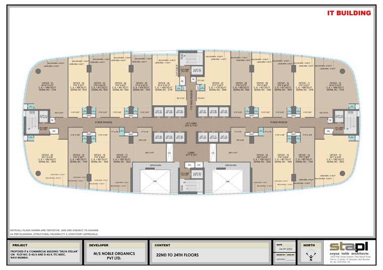 Floor Plan, nerul Commercial Office Space 1880 Sq.Ft. In Nerul Navi Mumbai 9854786