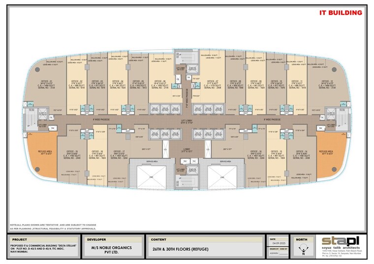 Floor Plan, nerul Commercial Office Space 1880 Sq.Ft. In Nerul Navi Mumbai 9854786