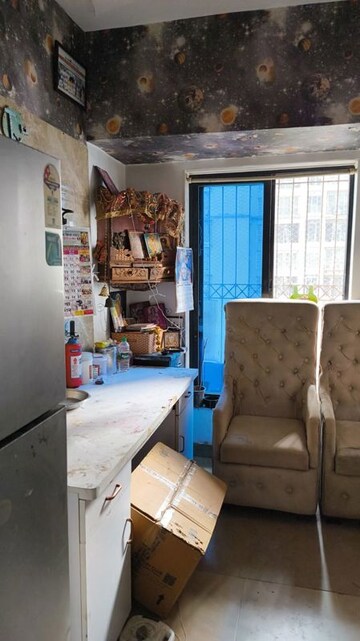 Living Room in 1 BHK Apartment at Tulsi Aura Mumbai, Ghansoli – for Rent