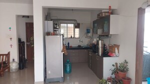 Kitchen in 3 BHK Apartment at Manav Silver Skyscapes, Wakad – for Rent