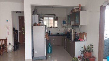 Kitchen in 3 BHK Apartment at Manav Silver Skyscapes, Wakad – for Rent