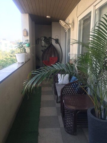 Balcony in 3 BHK Builder Floor at Ansal Plaza Sector-23, Sector 23 – for Rent