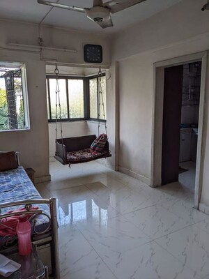 Living Room in 1 BHK Apartment at Malad East – for Rent
