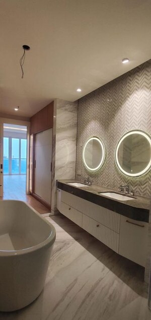 Bathroom in 3 BHK Apartment at Bhartiya Leela Residences, Thanisandra Main Road – for Sale