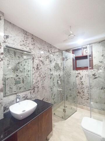 Bathroom in 3 BHK Builder Floor at Greater Kailash ii – for Rent