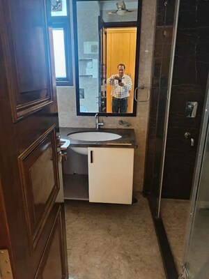 Bathroom in 3 BHK Apartment at Sarita Vihar – for Rent