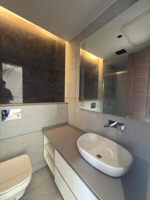 Bathroom in 4 BHK Builder Floor at Nirvana Country – for Sale