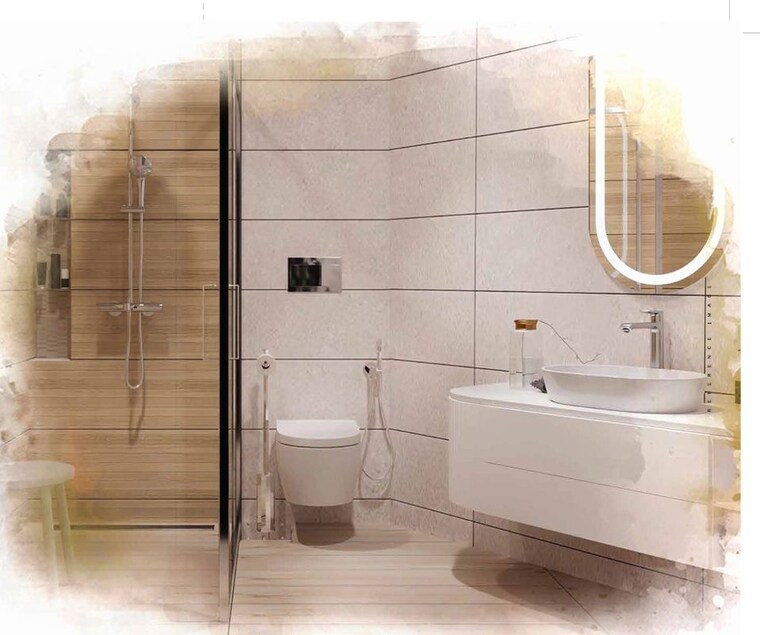 Bathroom, ganga-kashi-residences 3.5 Bedroom 1650 Sq.Ft. Apartment In Sector 89 Gurgaon 9855050
