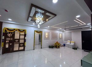 Living Room in 3 BHK Apartment at Rajapushpa Provincia, Narsingi – for Rent