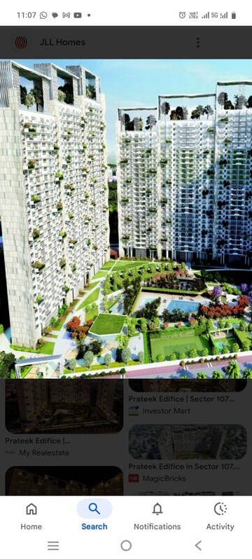 4 BHK Apartment For Sale in Prateek Edifice, Sector 107