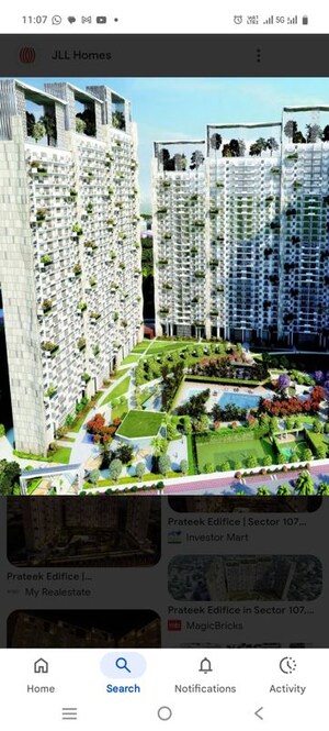 Master Plan in 4 BHK Apartment at Prateek Edifice, Sector 107 – for Sale