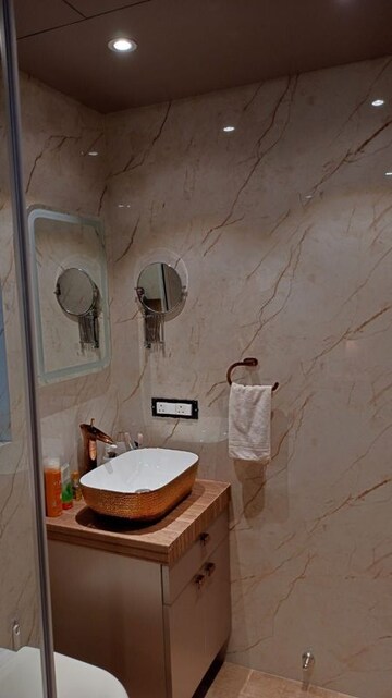 Bathroom in 2.5 BHK Apartment at Alamdar The Auro, Lower Parel – for Rent