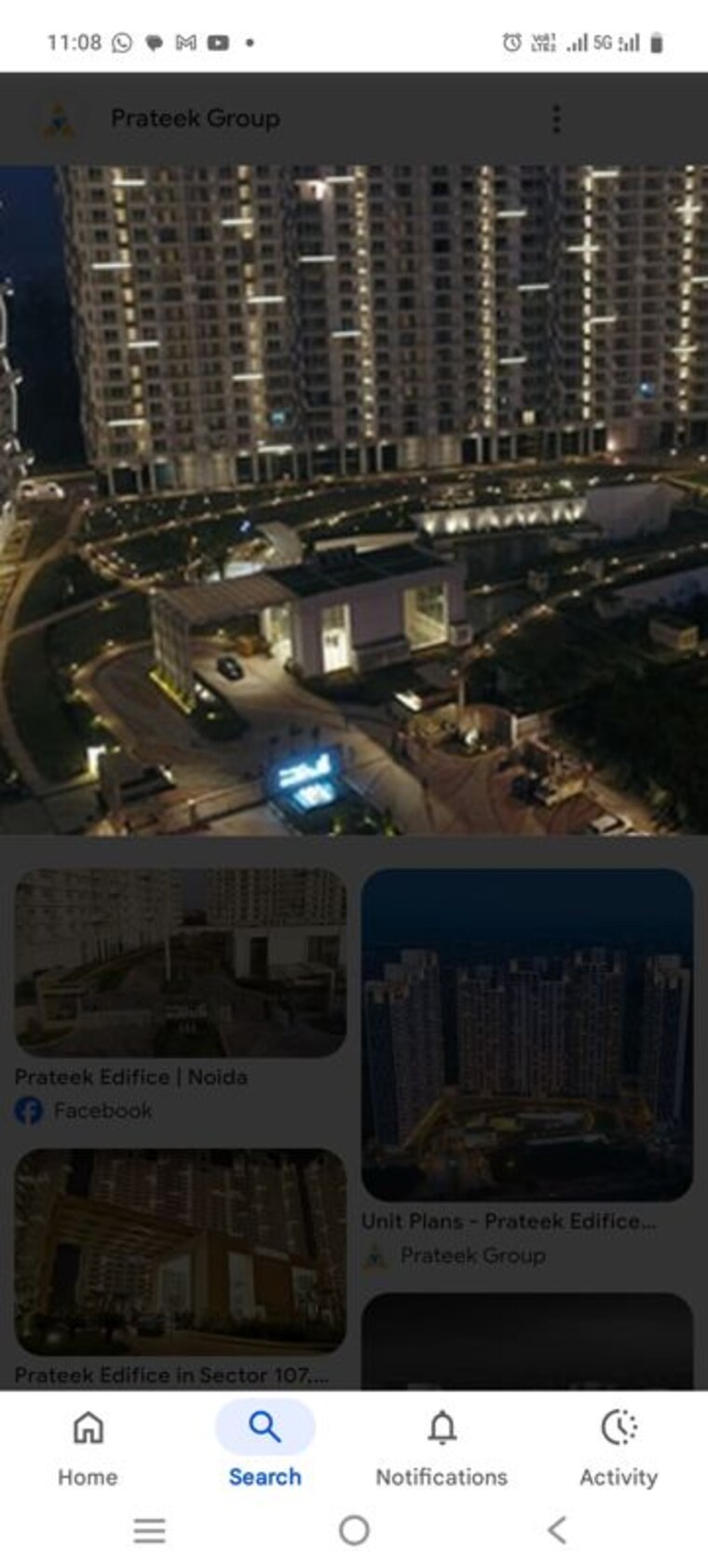 Exterior View, prateek-edifice 3 Bedroom 2500 Sq.Ft. Apartment In Sector 107 Noida 9855094