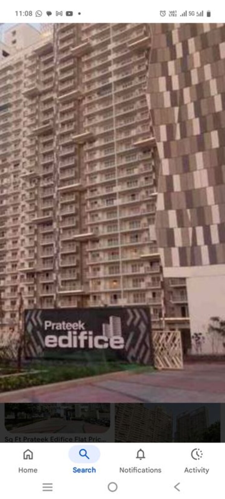 Exterior View, prateek-edifice 3 Bedroom 2500 Sq.Ft. Apartment In Sector 107 Noida 9855094