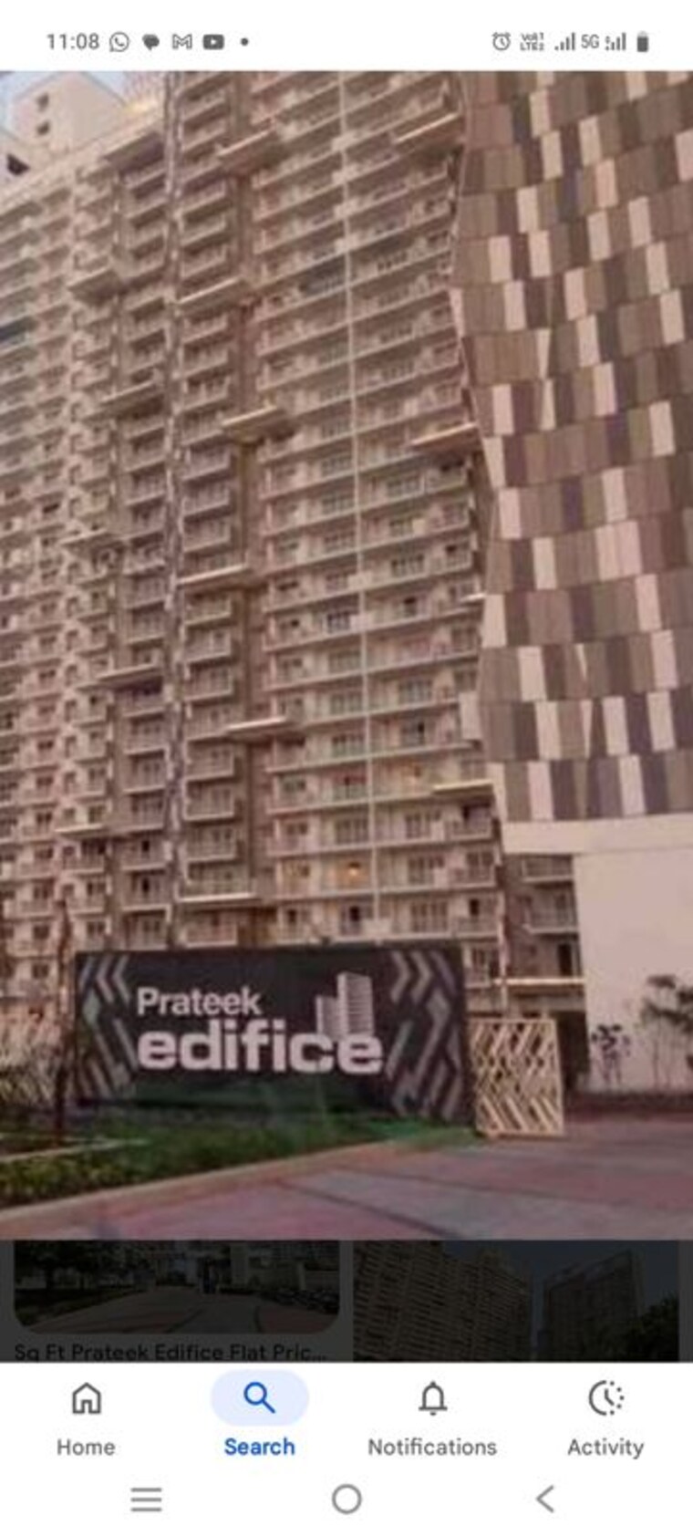 Exterior View, prateek-edifice 3 Bedroom 2500 Sq.Ft. Apartment In Sector 107 Noida 9855094