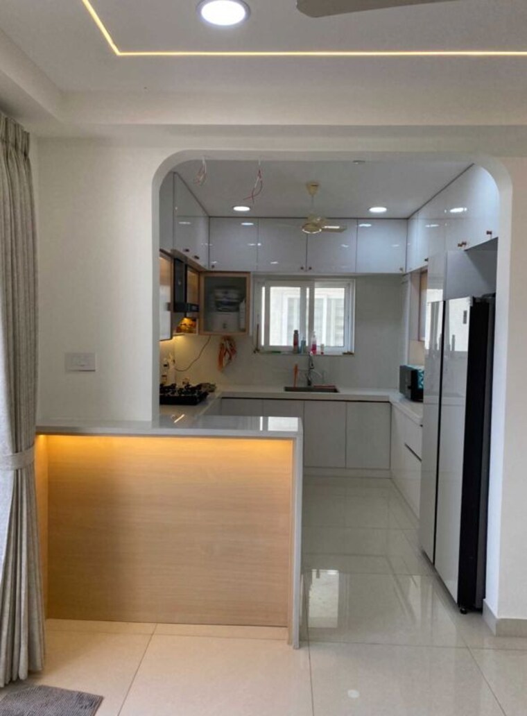 Kitchen, lansum-el-dorado 3 Bedroom 1860 Sq.Ft. Apartment In Narsingi Hyderabad 9855095