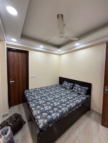 Bedroom in 1 BHK Builder Floor at Pushpanjali Orchid Park, Rajpur – for Rent