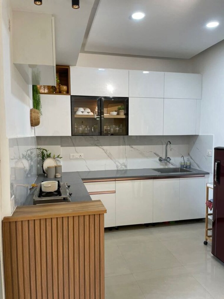 Kitchen, ansal-celebrity-suites 1 Bedroom 865 Sq.Ft. Apartment In Sector 2 Gurgaon 9855173