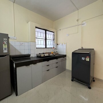 Kitchen in 1 BHK Apartment at Mantri Aangan, Mundhwa Road – for Rent