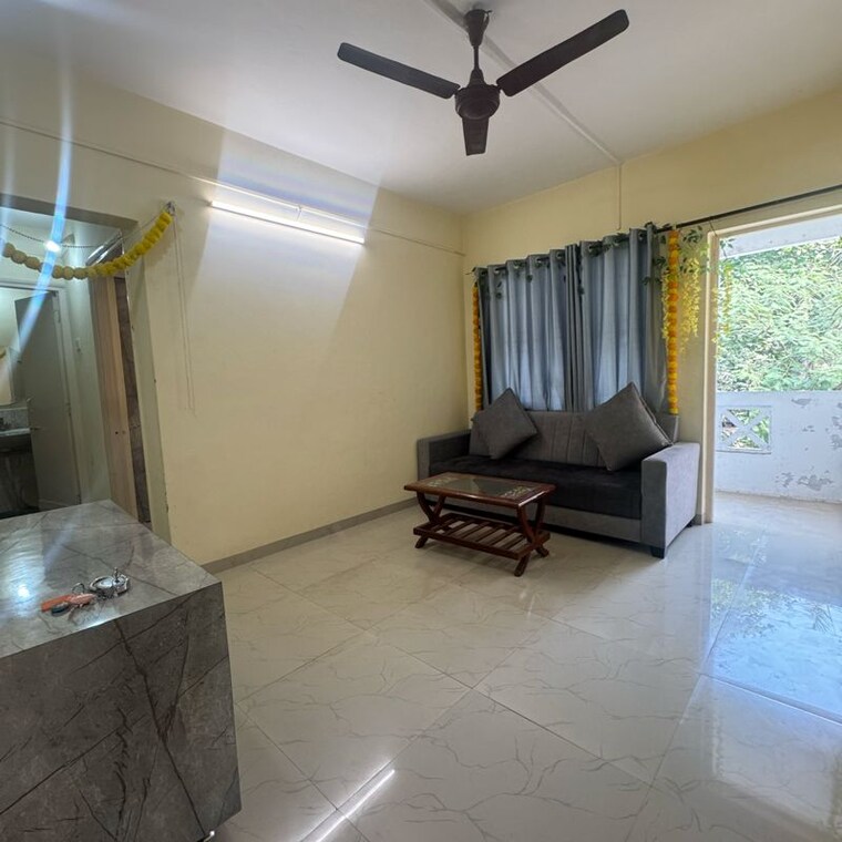 Living Room, mantri-aangan 1 Bedroom 500 Sq.Ft. Apartment In Mundhwa Road Pune 9855182