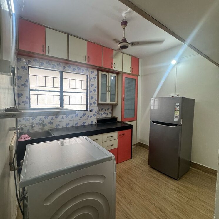 Kitchen, mantri-aangan 1 Bedroom 600 Sq.Ft. Apartment In Mundhwa Road Pune 9855177