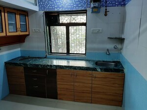 Kitchen in 1 BHK Apartment at Suchidham Complex, Goregaon East – for Rent