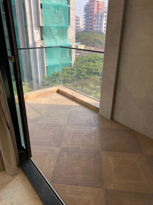 Balcony in 4 BHK Apartment at Sun The 50 Seven, Khar West – for Sale