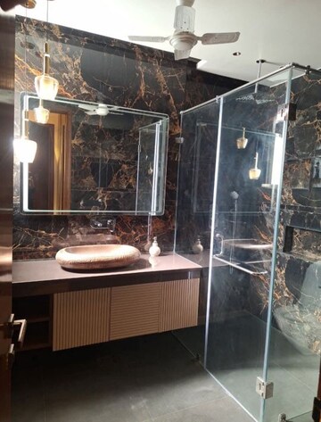 Attached Bathroom in 3 BHK Builder Floor at Greater Kailash I – for Rent