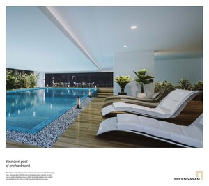 Swimming Pool in 3 BHK Apartment at Kondapur – for Sale