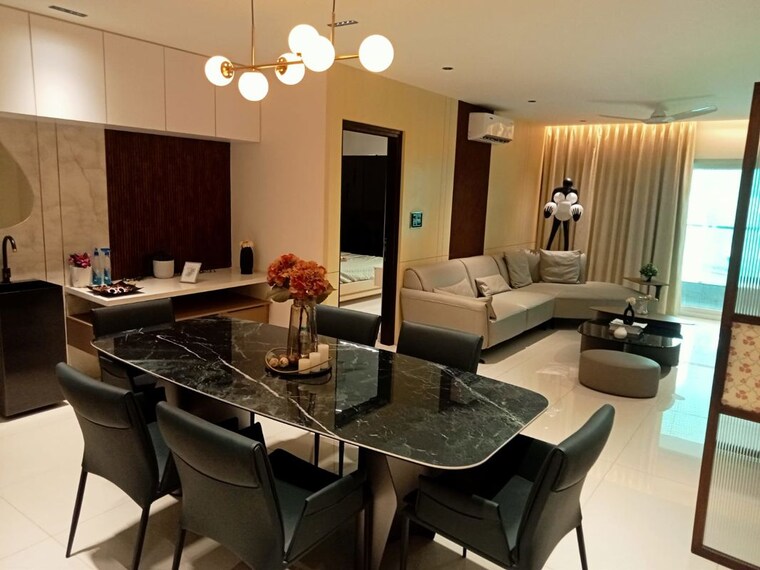 Living Room, kondapur 3 Bedroom 1740 Sq.Ft. Apartment In Kondapur Hyderabad 9447628