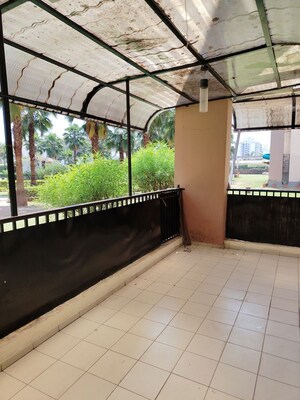 Balcony in 3 BHK Apartment at Motiaz Royal Citi, Ambala Highway – for Rent