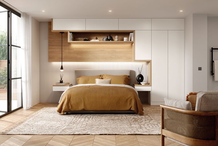 Bedroom, sector 107 3.5 Bedroom 1760 Sq.Ft. Builder Floor In Sector 107 Noida 9855262