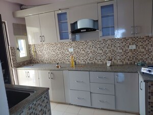 Kitchen in 3 BHK Apartment at AWHO 8B, Vrindavan Yojna – for Rent