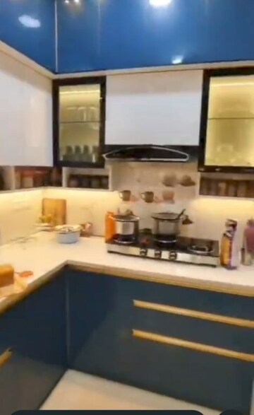 Kitchen in 3 BHK Apartment at Bankey Bihari Aggarwal Heights, Raj Nagar Extension – for Sale
