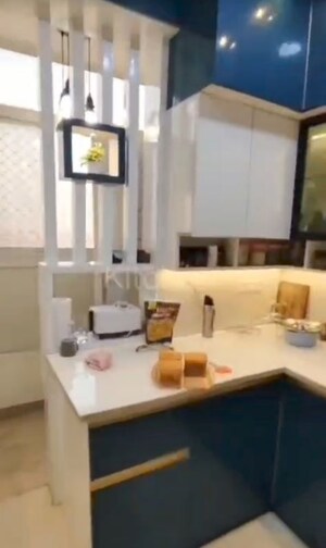Kitchen in 3 BHK Apartment at Bankey Bihari Aggarwal Heights, Raj Nagar Extension – for Sale