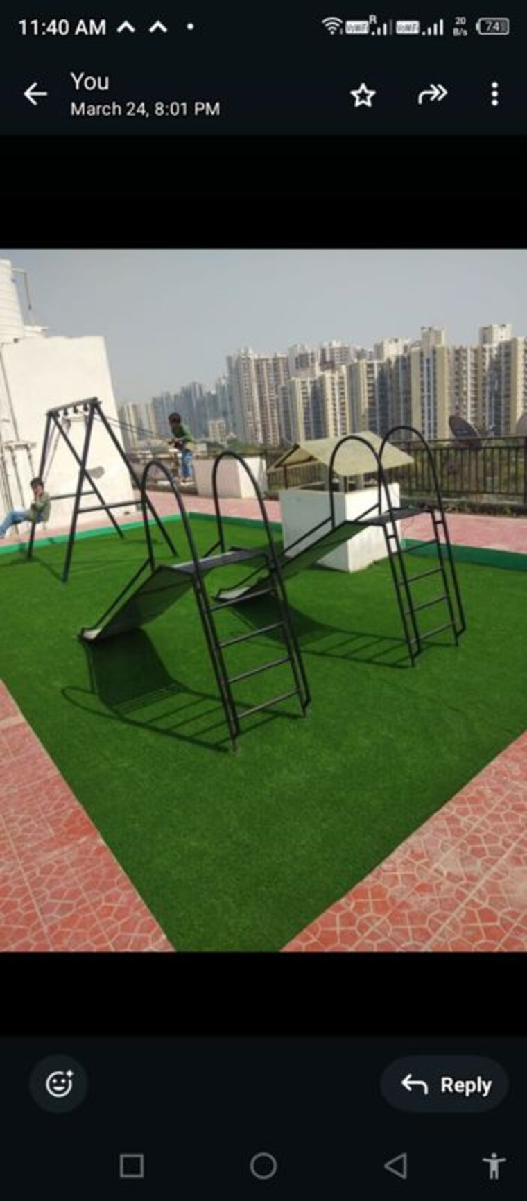 Gym, sector 73 3 Bedroom 1350 Sq.Ft. Builder Floor In Sector 73 Noida 9855404