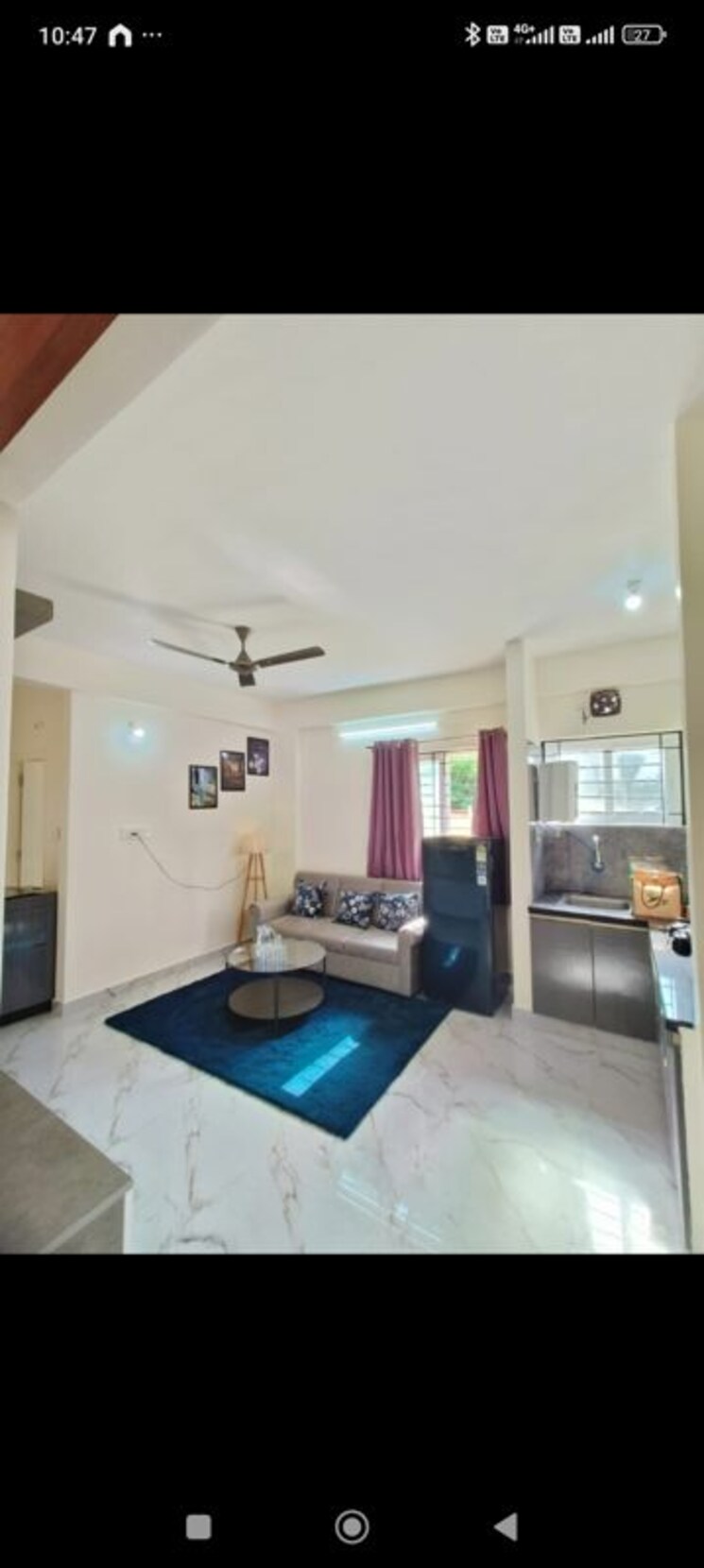 Living Room, indiranagar 1 Bedroom 600 Sq.Ft. Builder Floor In Indiranagar Bangalore 9855436