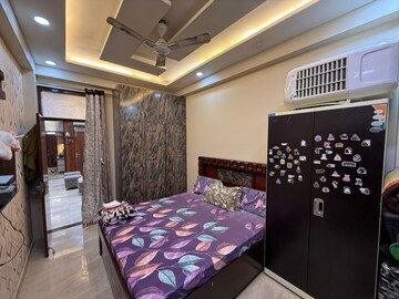Bedroom in 1 BHK Builder Floor at Maya Homes, Indrapuram – for Rent