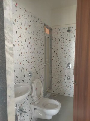 Bathroom in 1 BHK Apartment at Natasha Enclave Vartak Nagar, Vartak Nagar – for Rent