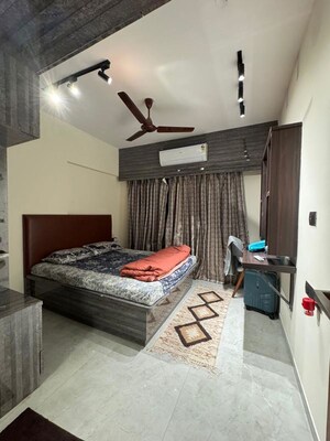Bedroom in 3 BHK Apartment at Sanghvi Infenia, Santacruz East – for Rent