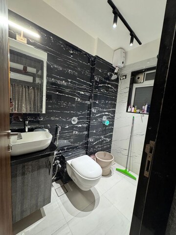 Bathroom in 3 BHK Apartment at Sanghvi Infenia, Santacruz East – for Rent