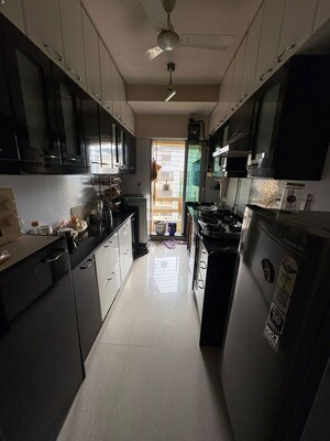 Kitchen in 3 BHK Apartment at Bhakti Heights Tilak Nagar, Tilak Nagar – for Rent